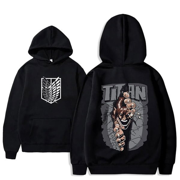 hoodie anime attack on titan maroc capuchon anime