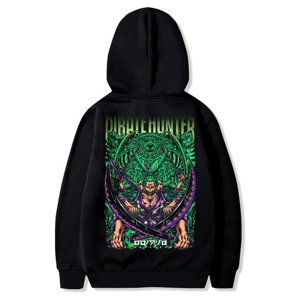 hoodie anime one piece maroc zoro capuchon