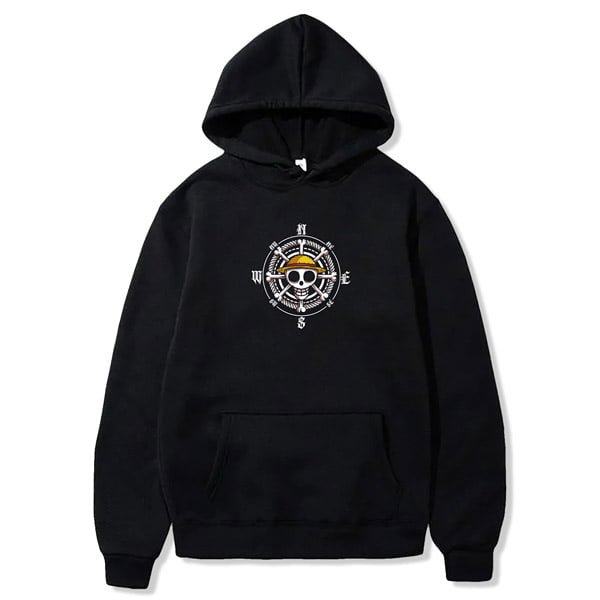 hoodie anime one piece maroc buggy capuchon