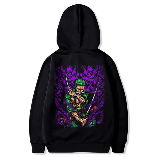 hoodie anime one piece maroc zoro capuchon