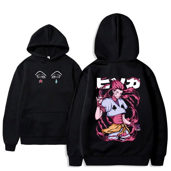 hoodie anime hunter x hunter maroc hisoka capuchon