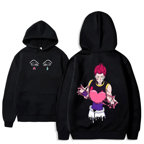 hoodie anime hunter x hunter maroc hisoka capuchon