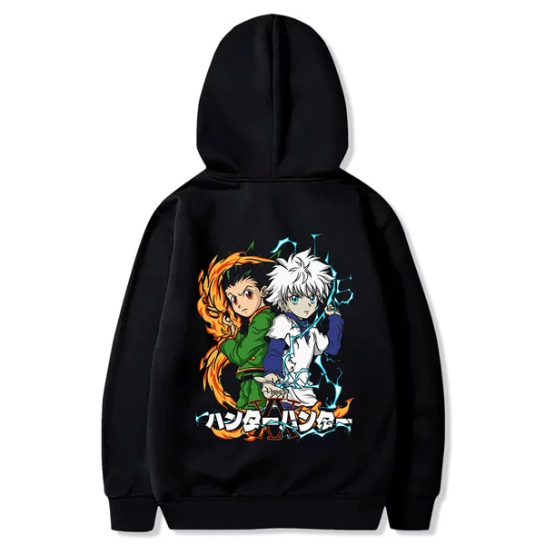 hoodie anime hunter x hunter maroc Gon et killua capuchon