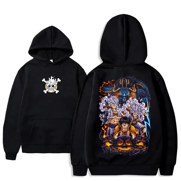 hoodie anime one piece maroc luffy joy boy capuchon