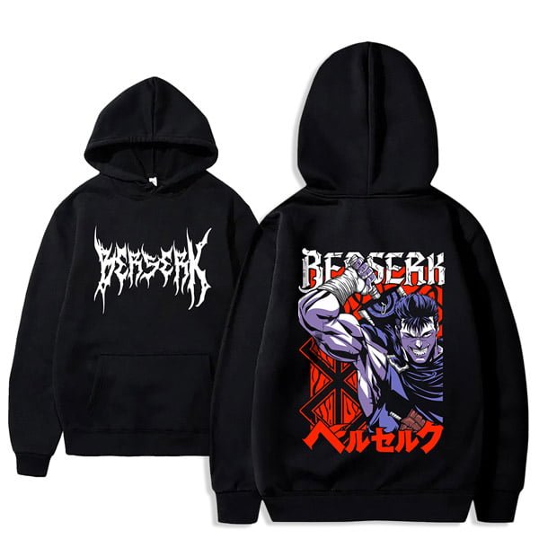 hoodie anime Berserk maroc capuchon anime