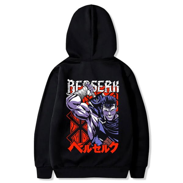 hoodie anime Berserk maroc capuchon anime