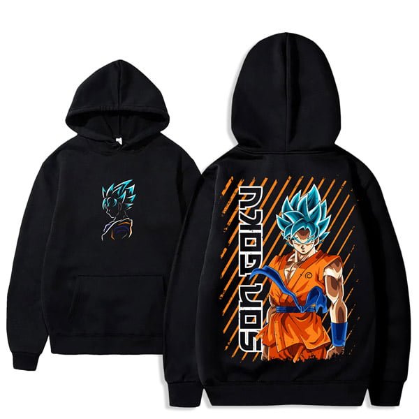 hoodie anime dragon ball maroc capuchon anime