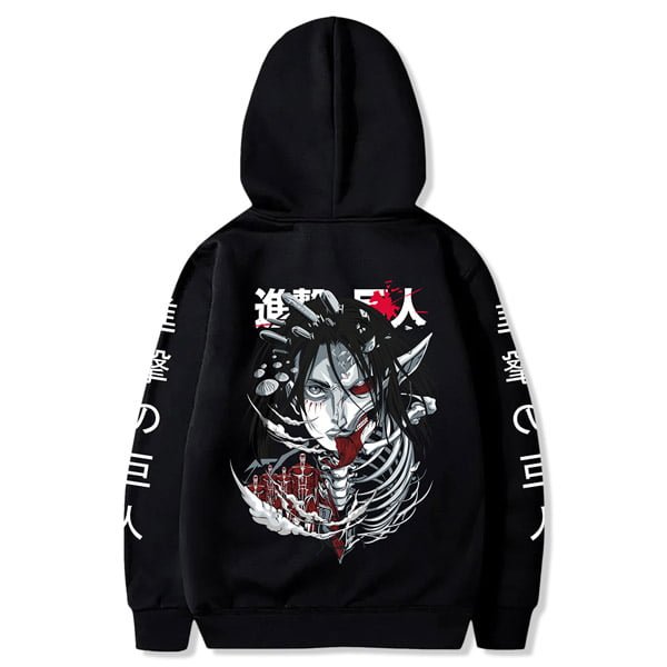 hoodie anime Attack on titan maroc capuchon anime