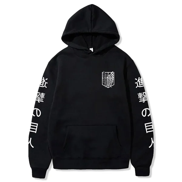 hoodie anime Attack on titan maroc capuchon anime