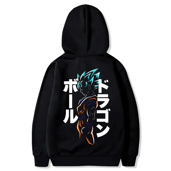 hoodie anime dragon ball maroc capuchon anime