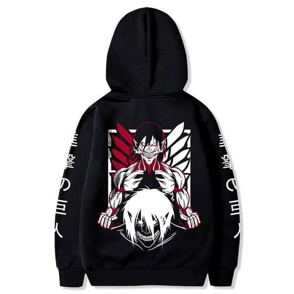 hoodie anime Attack on titan maroc capuchon anime